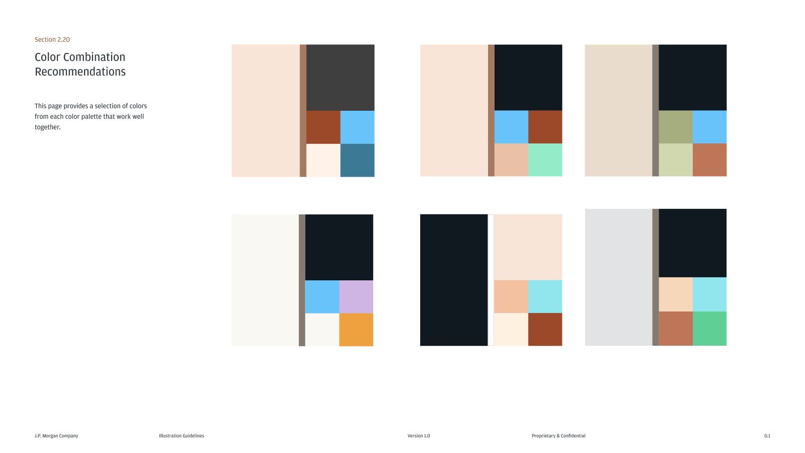 My team worked on the JPM illustration guidelines in collaboration with the JPM brand team. I creative directed the style, the guidance development, what sections were and weren't needed and the rollout plan.