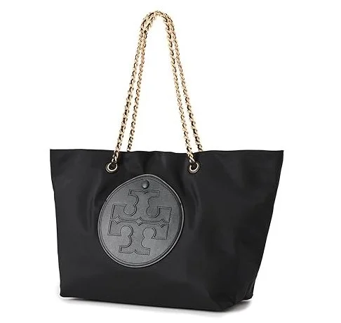 Another classic - this one in tote form, with the added touch of the chain handle. Cute and functional. 