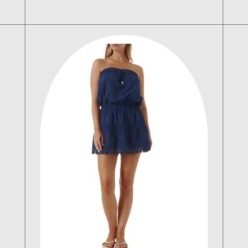 Can you ever have too many coverups? Of course not! this one is the go-to for a day at the beach. Modest coverage to run after the kids or to grab lunch at the tiki hut down the beach. 