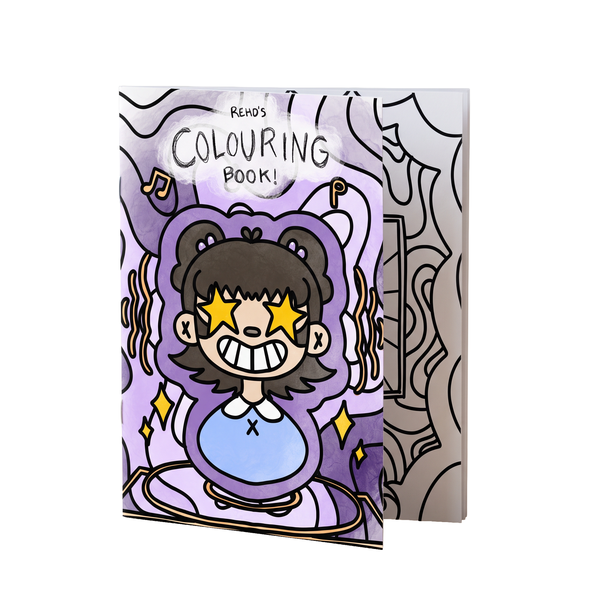 A Little Girl Coloring Book