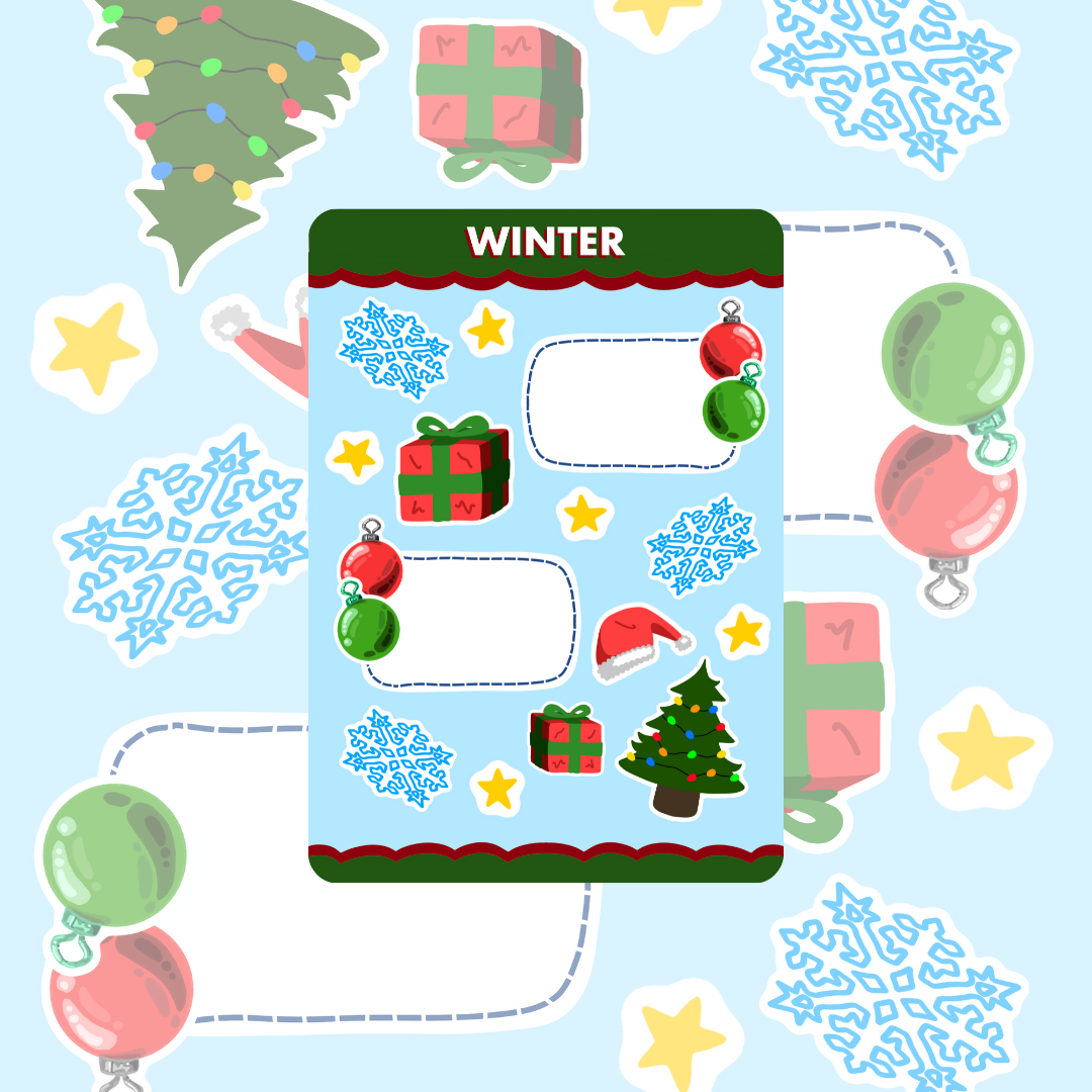 Winter Sticker Sheet