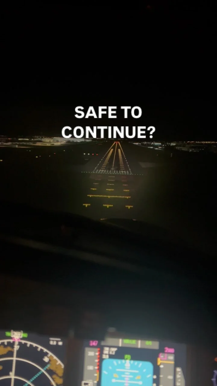 You won’t receive additional credit for a smooth landing, but knowing when to throw the approach away is essential.
Do you know your stabilised approach criteria? Are you prepared to execute a missed approach?
#SimulatorPreparation #SimCheck