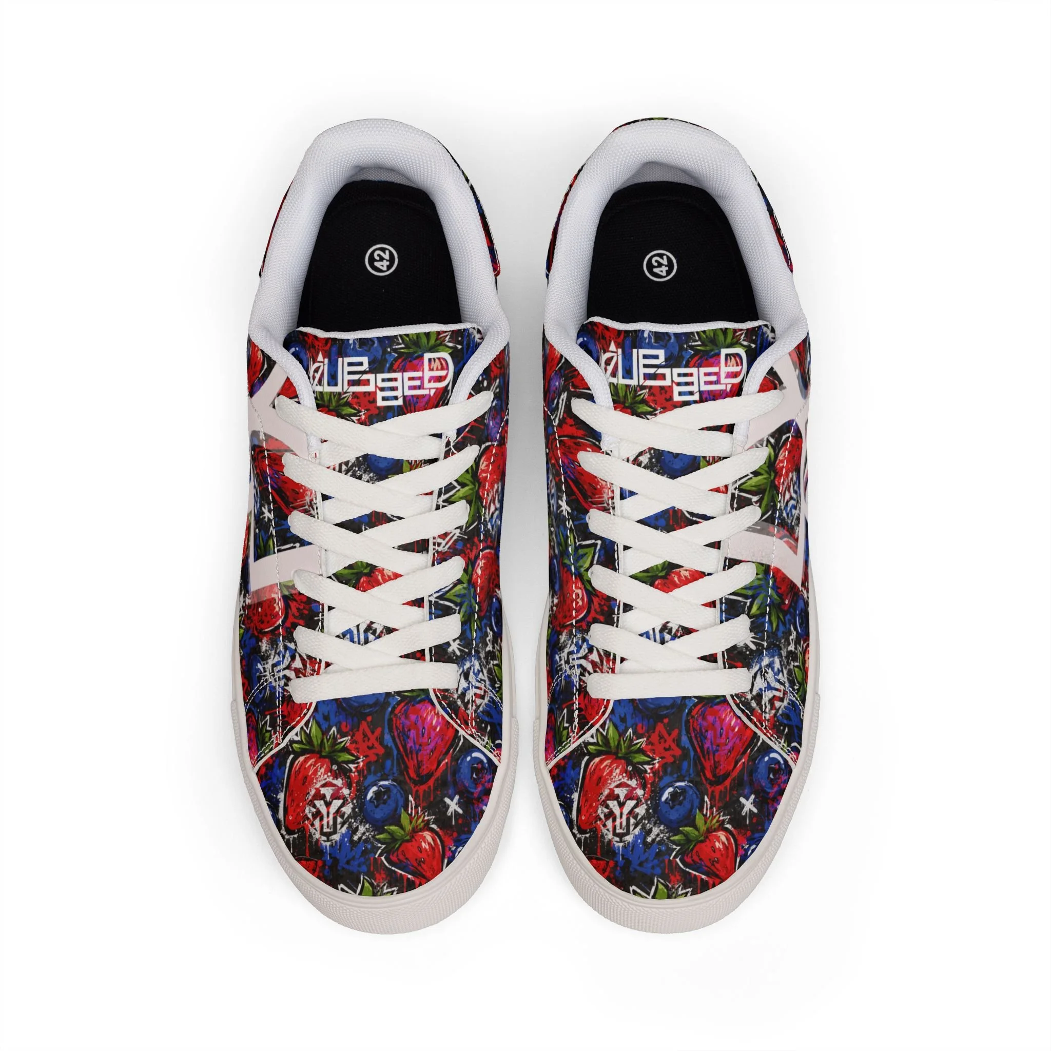 STUNTiN On 'Em // Floral Riot Low-Tops