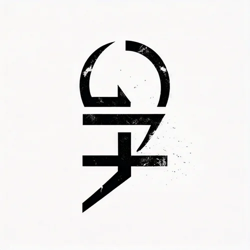Custom abstract character symbol graphic design designed by YOUNGDUBSTUDiOS Ithaca
