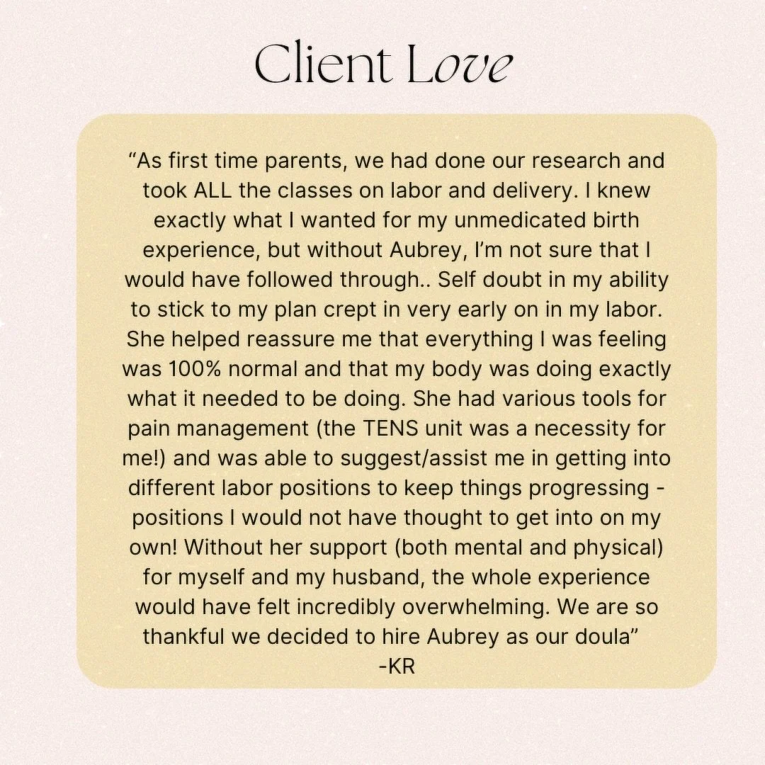 💕It&rsquo;s Testimonial Tuesday💕 

I seriously 💗 all of my clients so much and I am so happy to join them in their own unique journeys!

#doula #chicagolanddoulas #duein2025 #birthsupport #birth