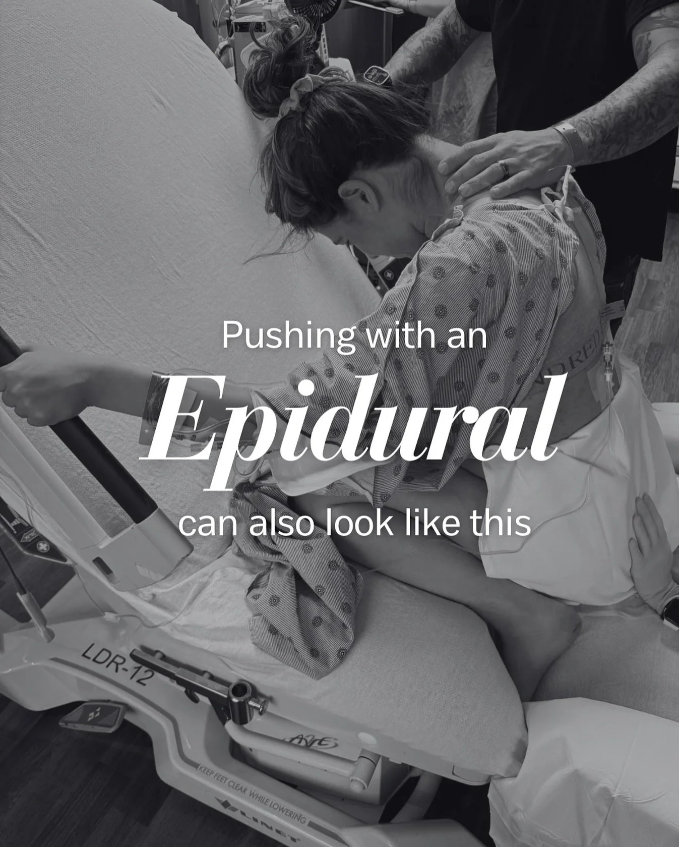 One of the biggest concerns I hear from clients is that if you have an epidural, you&rsquo;re limited to certain birth positions, but that is a common misconception! 

Possible Positions with an Epidural (depending on mobility &amp; ability support y