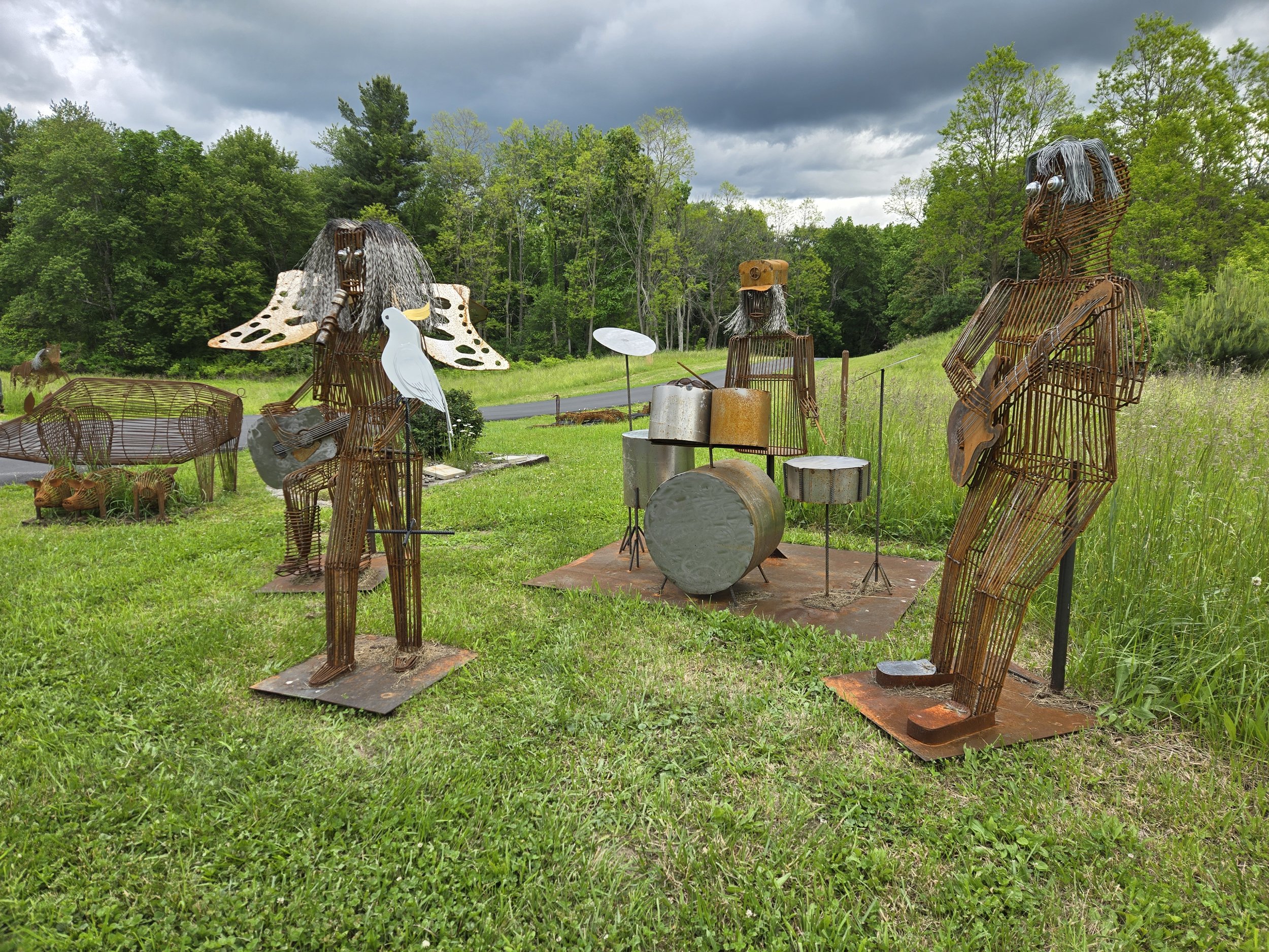 The Band 
All figures actual size 
overall 112"x165"x72"
$12,000
