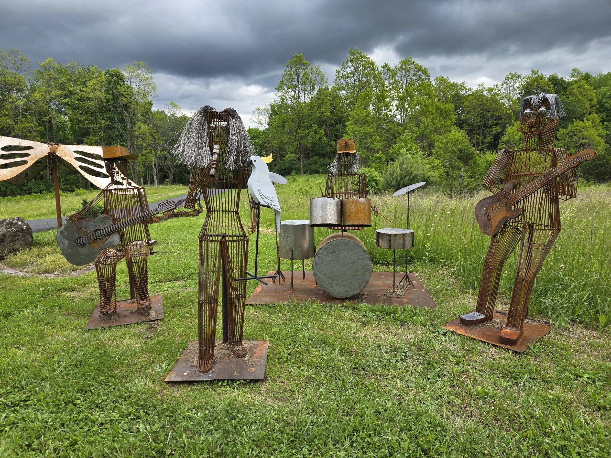 The Band 
All figures actual size 
overall 112"x165"x72"
$12,000