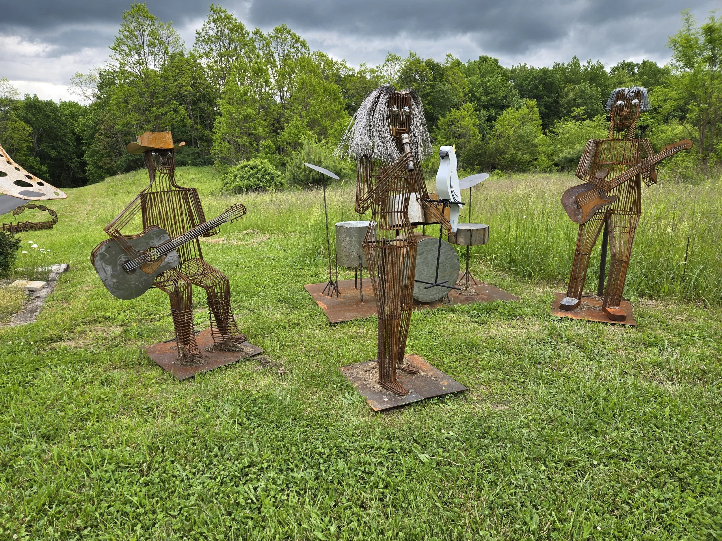 The Band 
All figures actual size 
overall 112"x165"x72"
$12,000