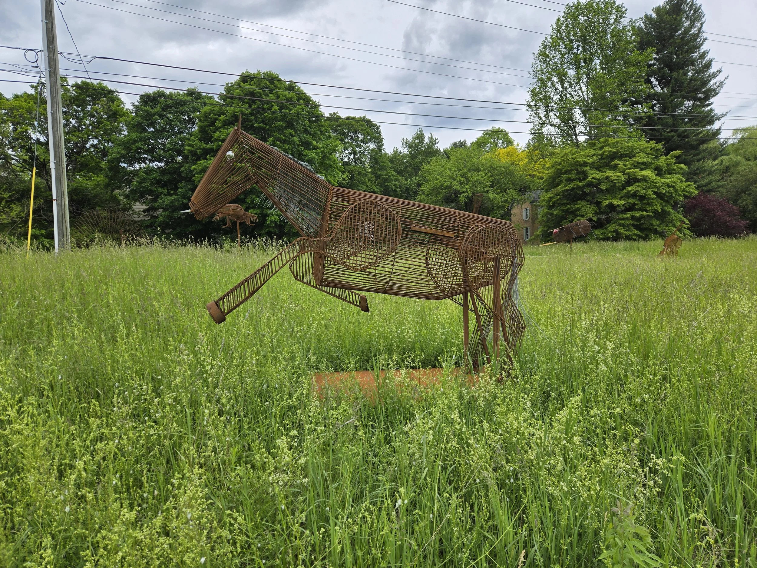 Rearing Horse
96" x 80" x 24"
$3400