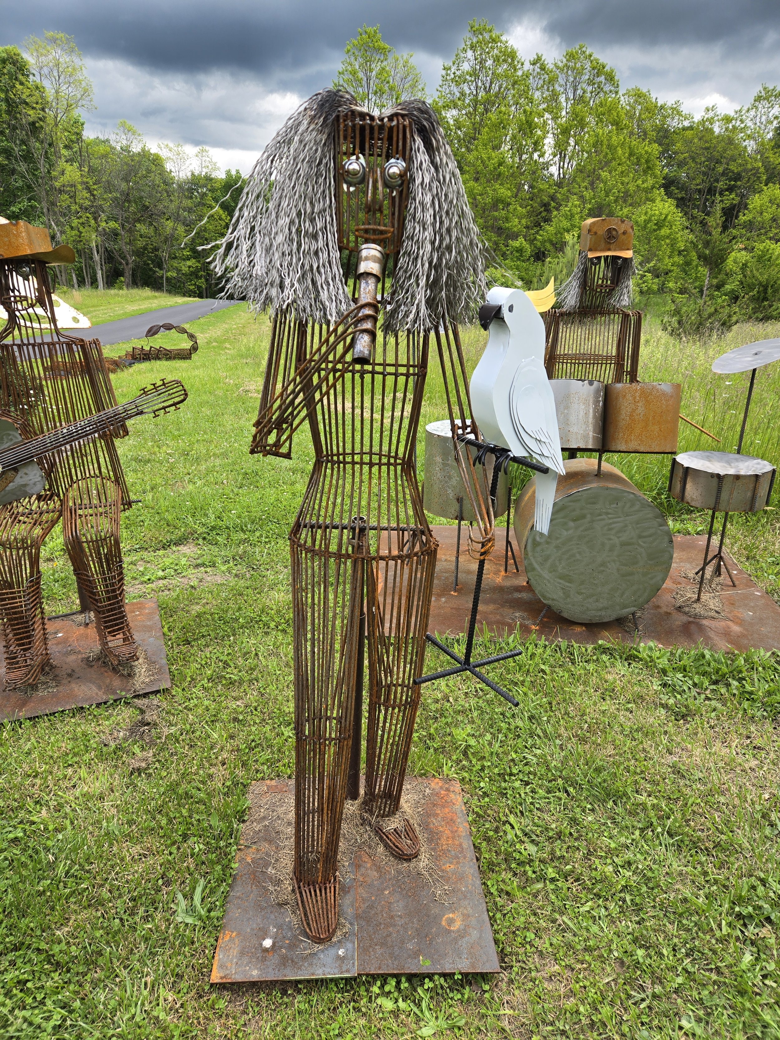 The Band 
All figures actual size 
overall 112"x165"x72"
$12,000