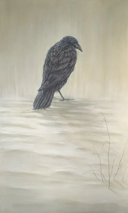 Standing Crow
Oil on Canvas 60" x 36"