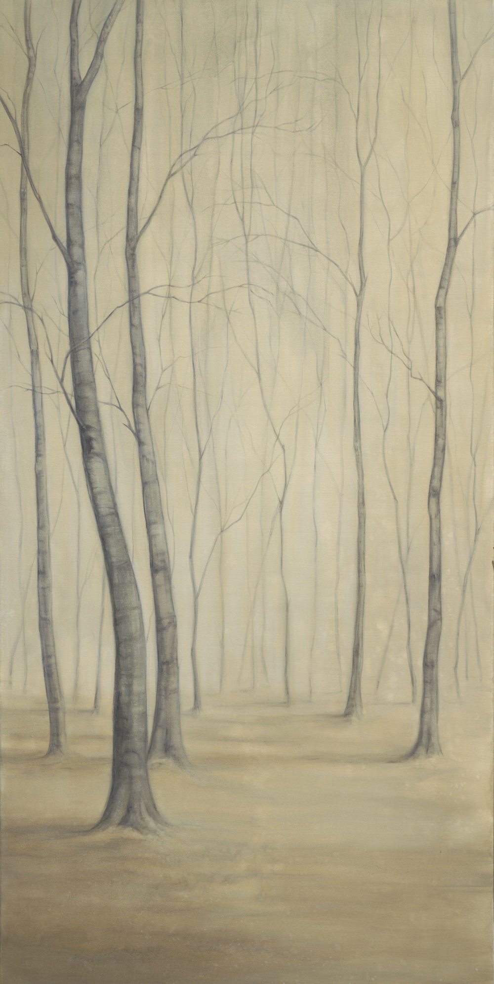 Beech Wood
Oil on Canvas 72" x 36"