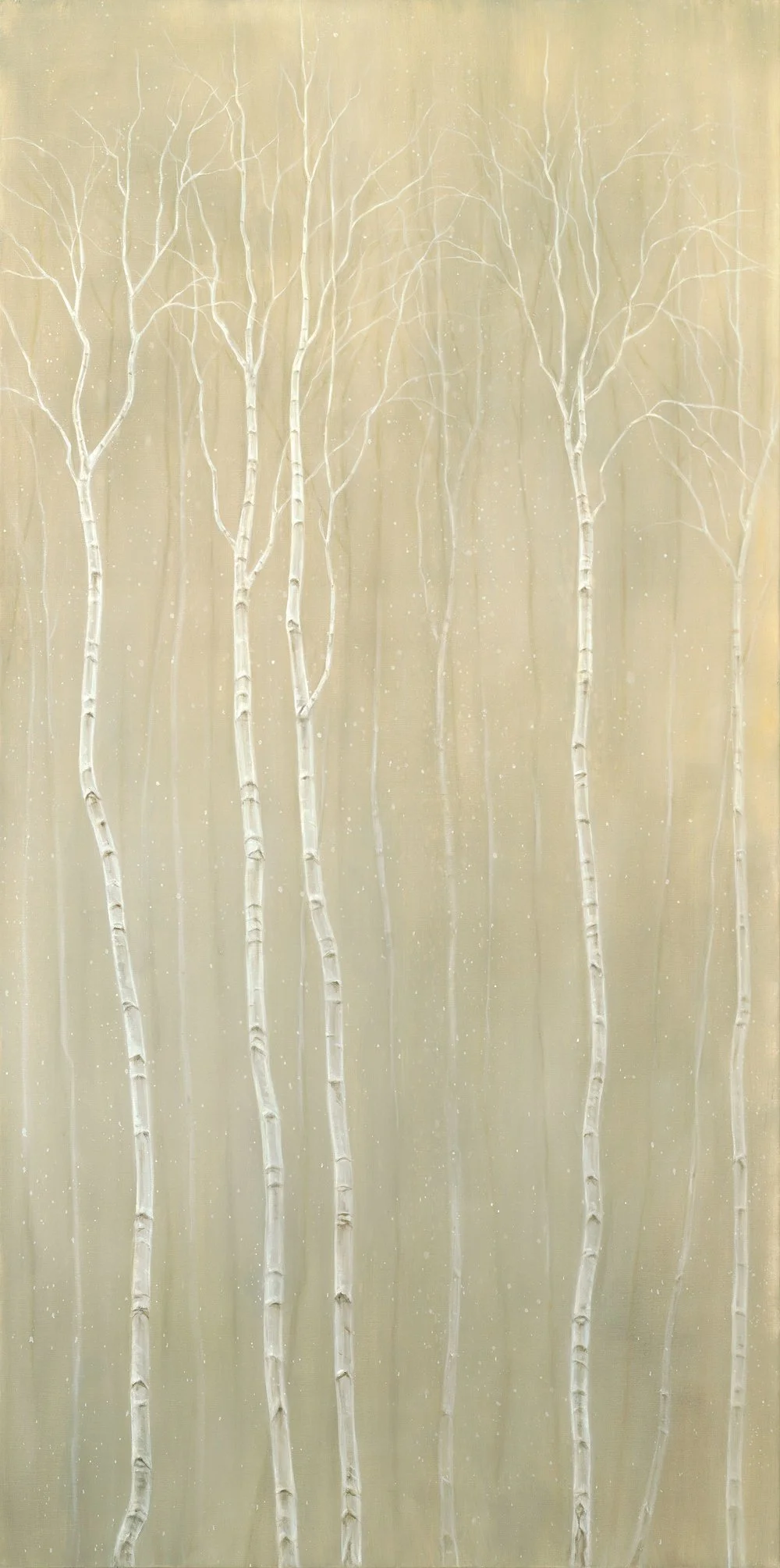 Snowy Birch Grove
Oil on Canvas 72" x 36"