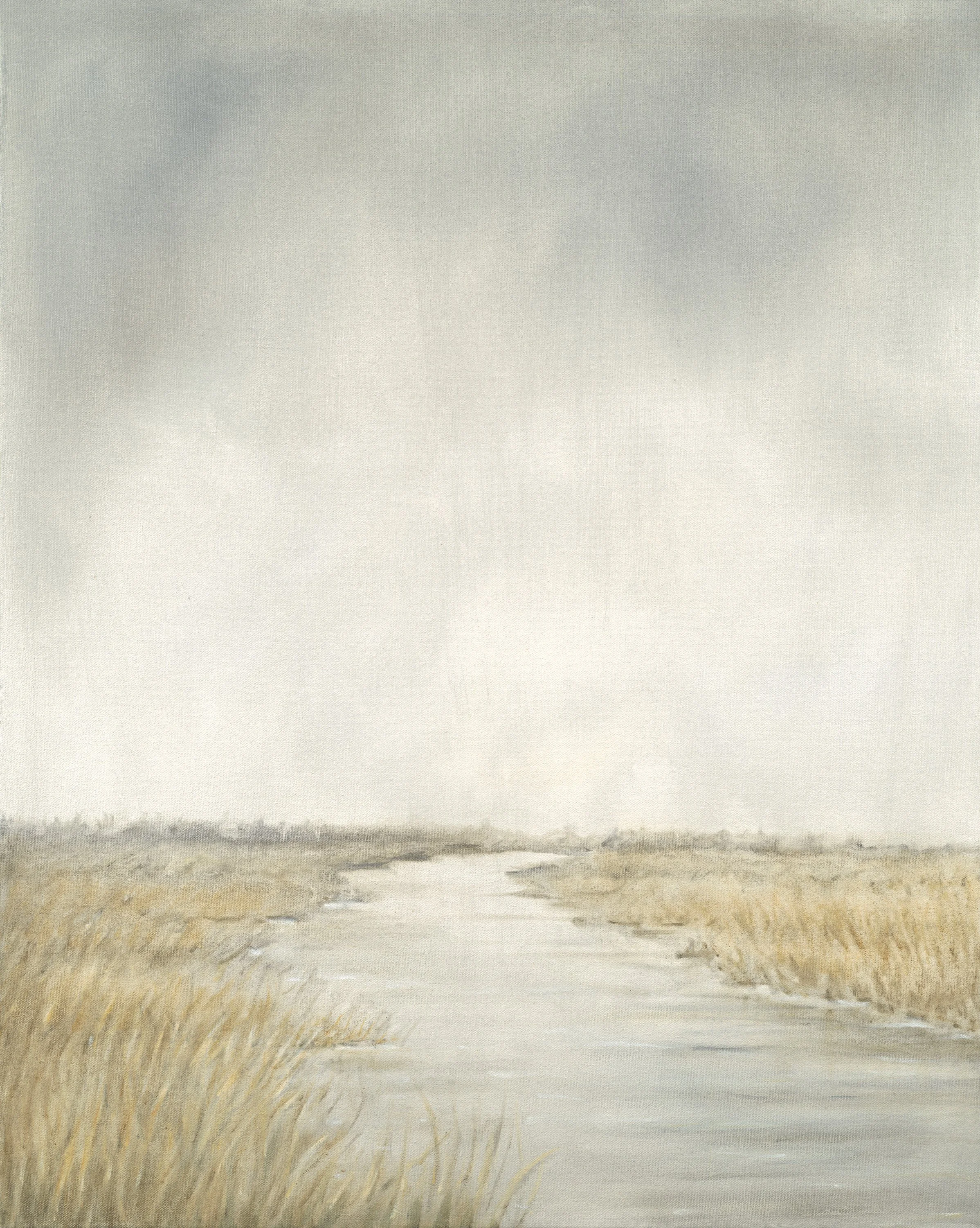 Reedbed and River-Greeting Cards-Pack of 6