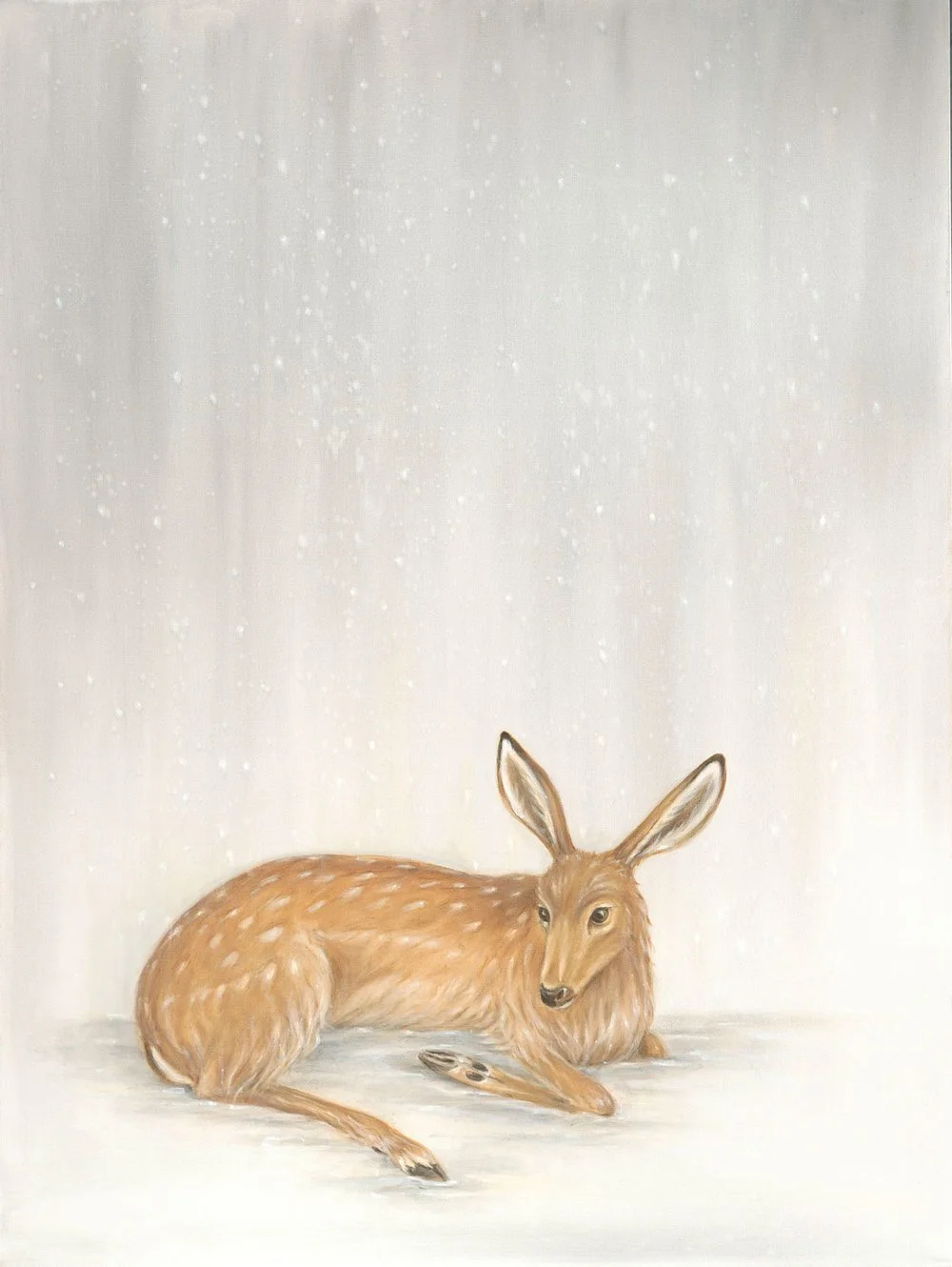 Winter Deer
Oil on Canvas 48" x 36"