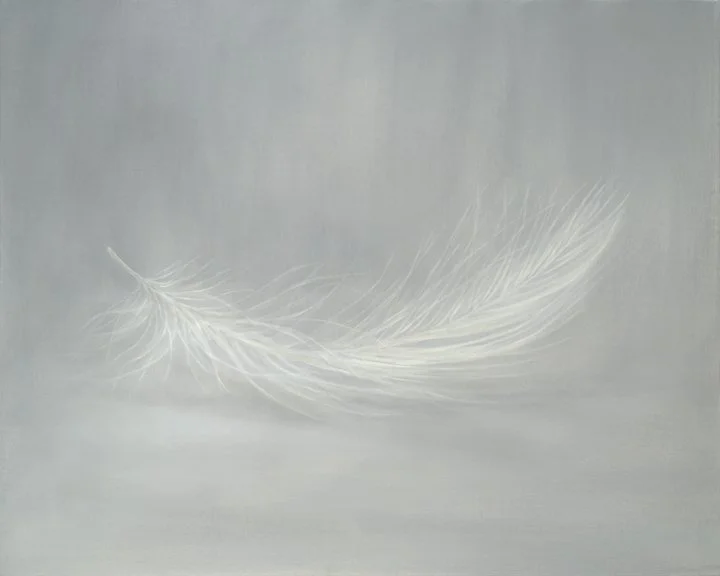 Small White Feather
Oil on Canvas 24" x 30"