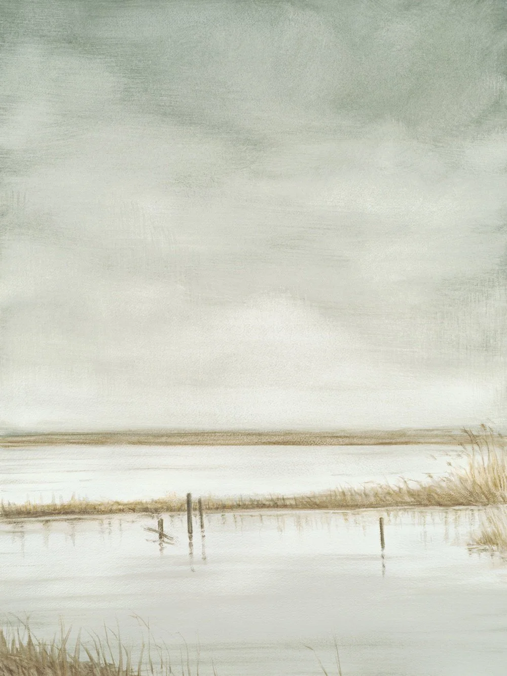 Saltings
Watercolour on Paper 31" x 24"