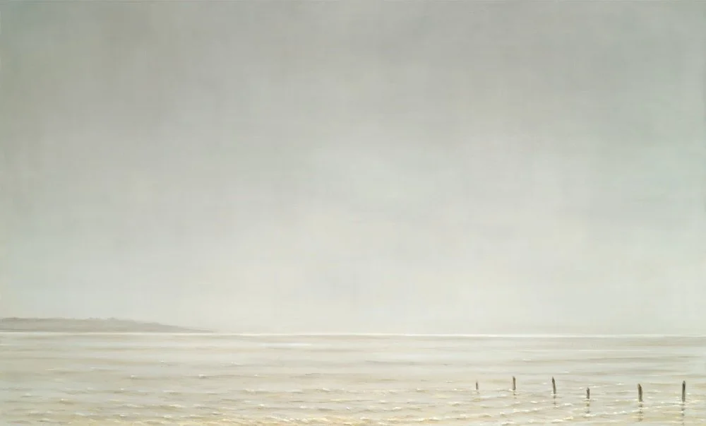 Sea and Posts
Oil on Canvas 36" x 60"