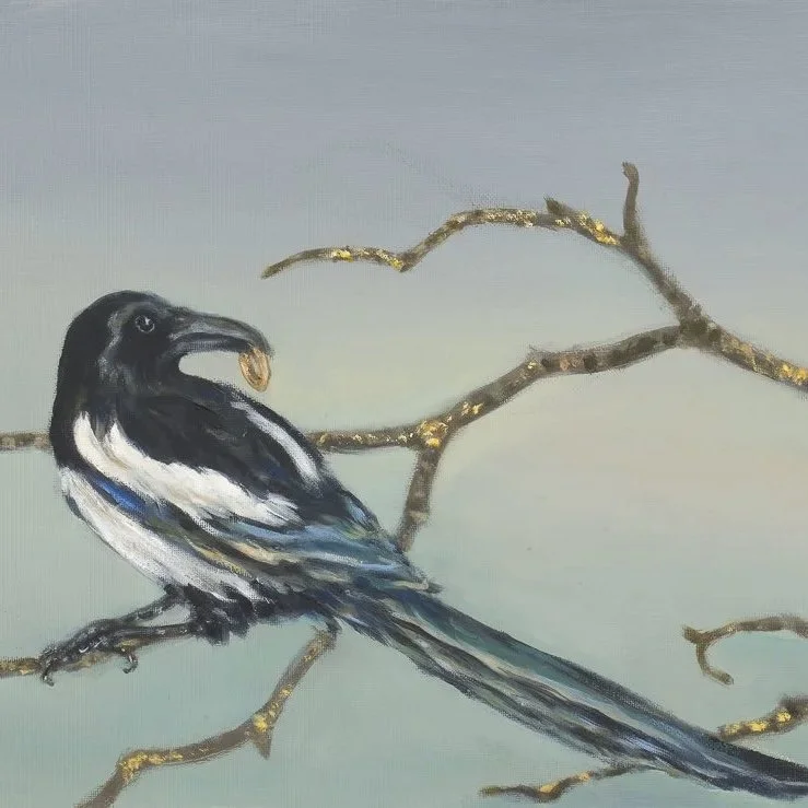 Magpies and Treasures- Greeting Card - Pack of 6