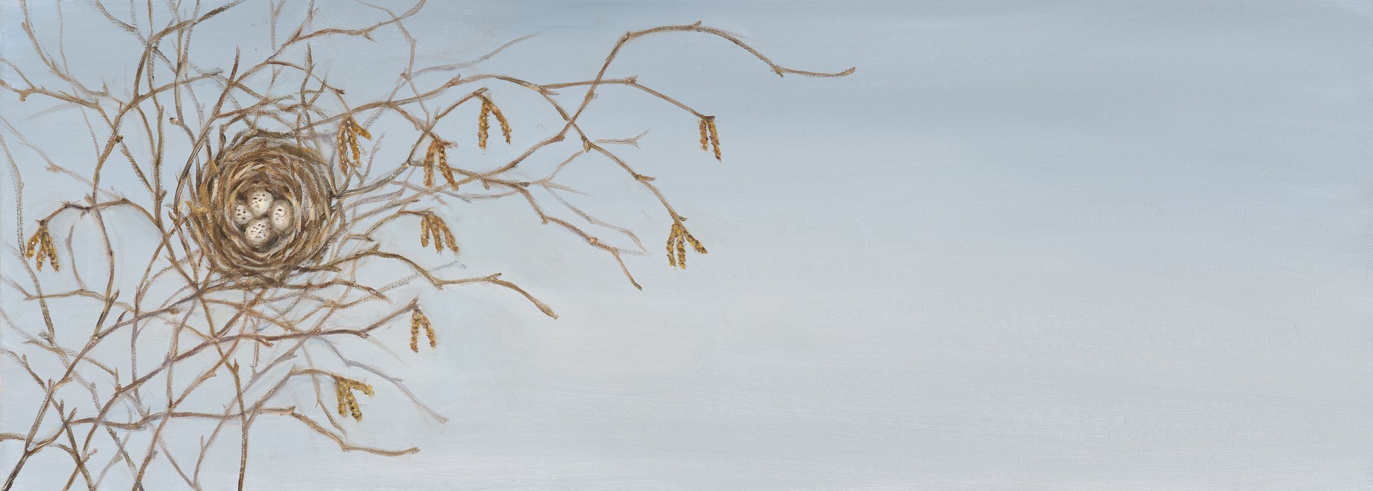 Wren's Nest
Oil on Canvas 12" x 32"