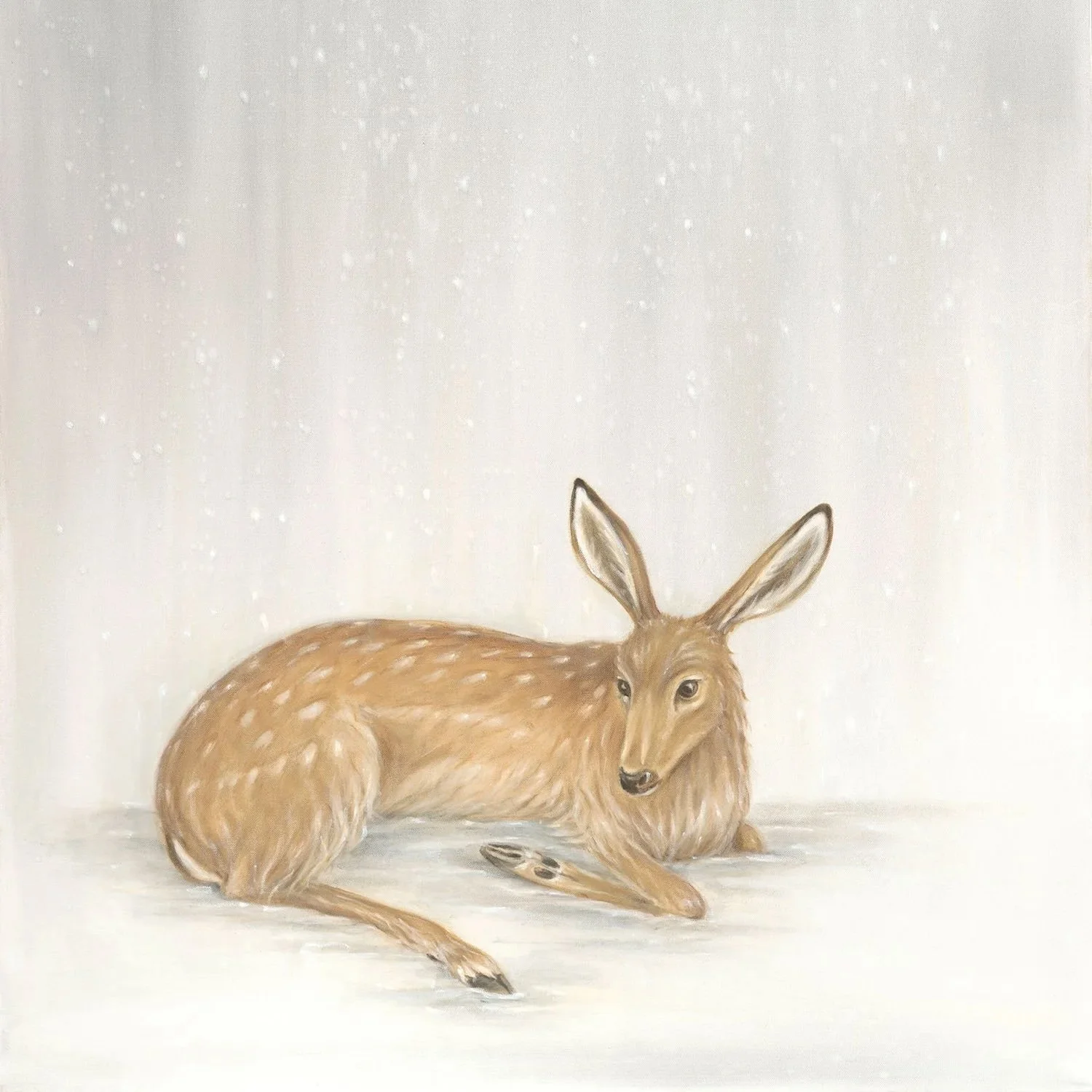 Winter Deer- Greeting Cards-pack of 6