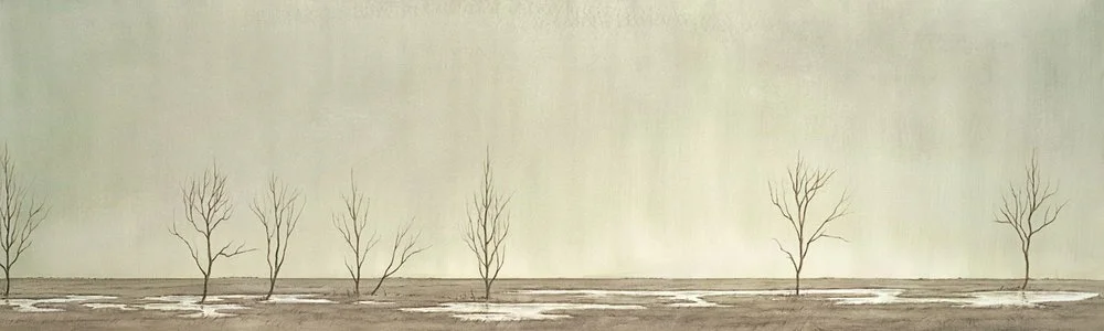 Fen
Watercolour on Paper 9" x 36"