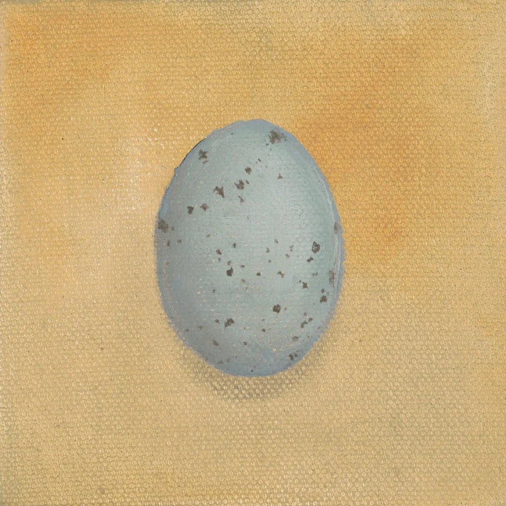 Jay Egg
Oil on Canvas 4" x 4"