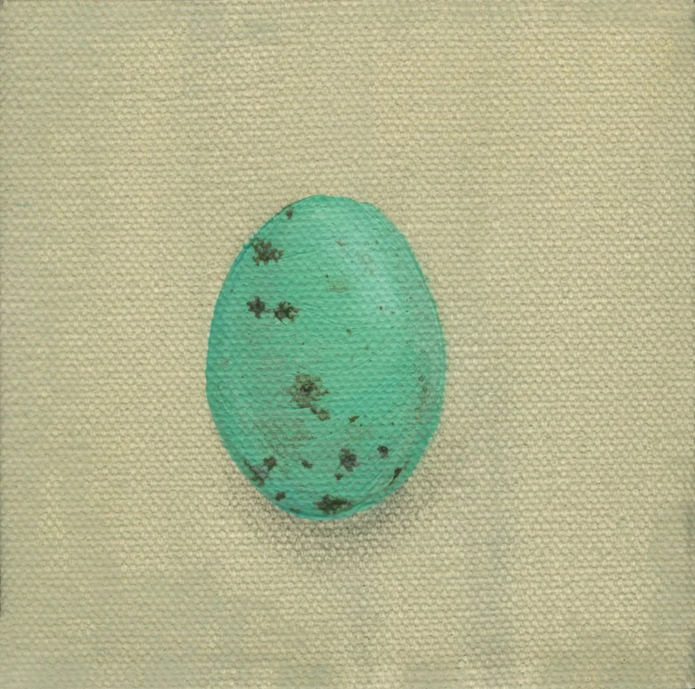 Robin Egg
Oil on Canvas 4" x 4"