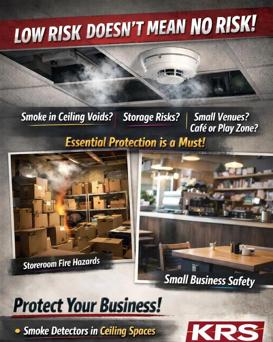 &ldquo;My venue&rsquo;s only small&hellip; I don&rsquo;t need a fire alarm, do I?&rdquo;

We hear this a lot at KRS Fire Safety Solutions Ltd.

Just because a business is small doesn&rsquo;t mean the risk is.

In fact, smaller venues like caf&eacute;