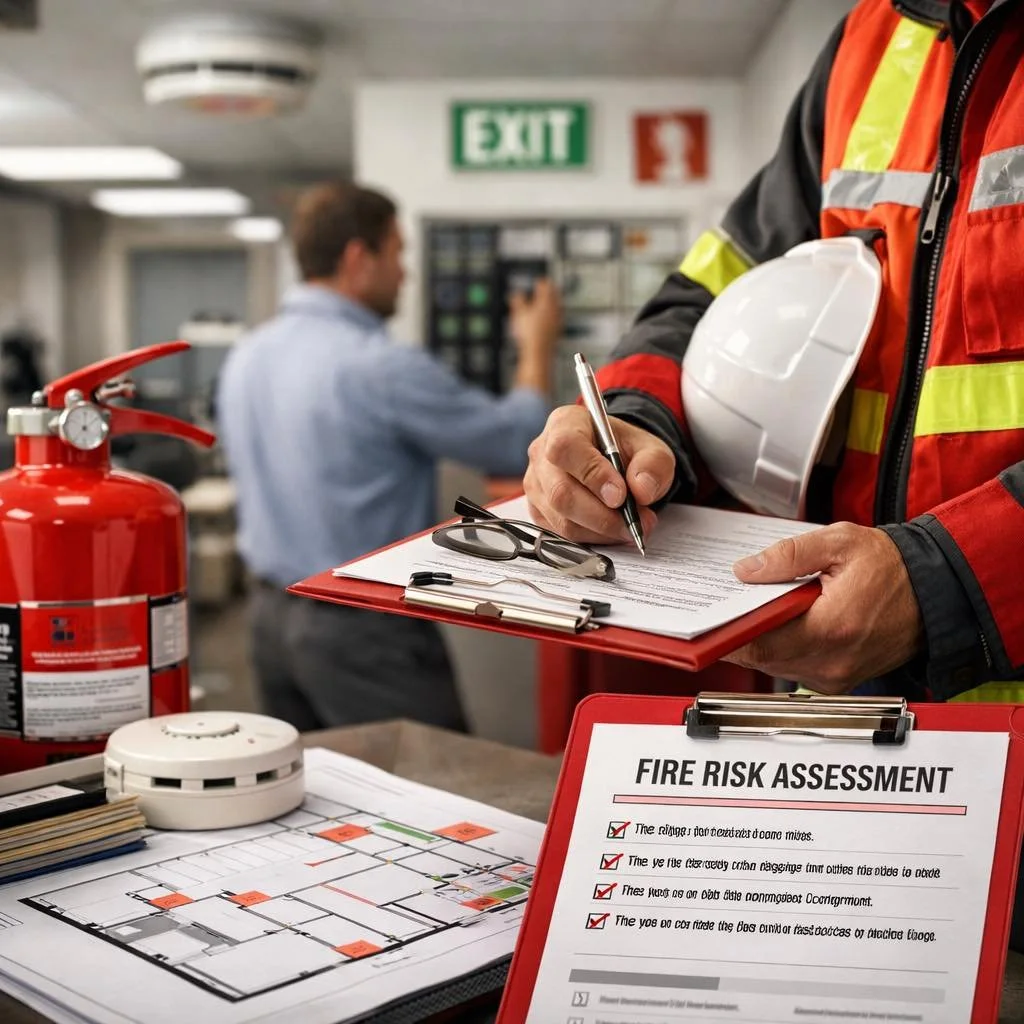 &ldquo;Your Fire Safety Plan Starts With a Fire Risk Assessment.&rdquo;

Every business needs a fire safety plan.

But here&rsquo;s the truth&hellip;

Your fire safety plan doesn&rsquo;t start with extinguishers.
It doesn&rsquo;t start with alarms.
I