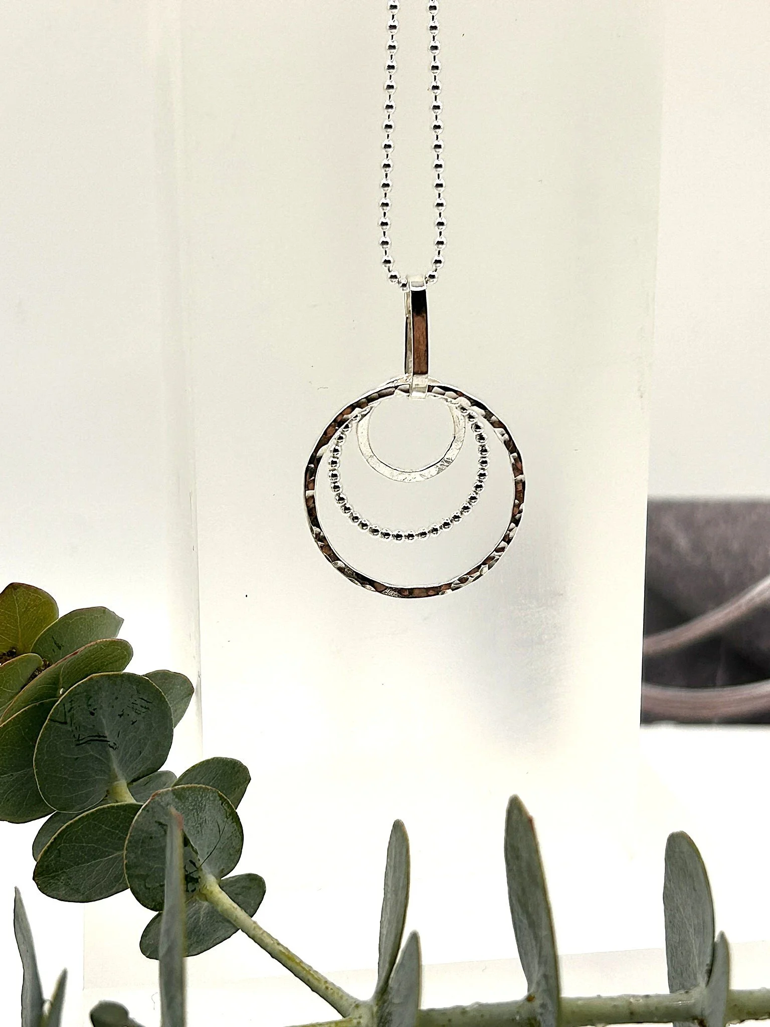 3 Circle Pendant Necklace