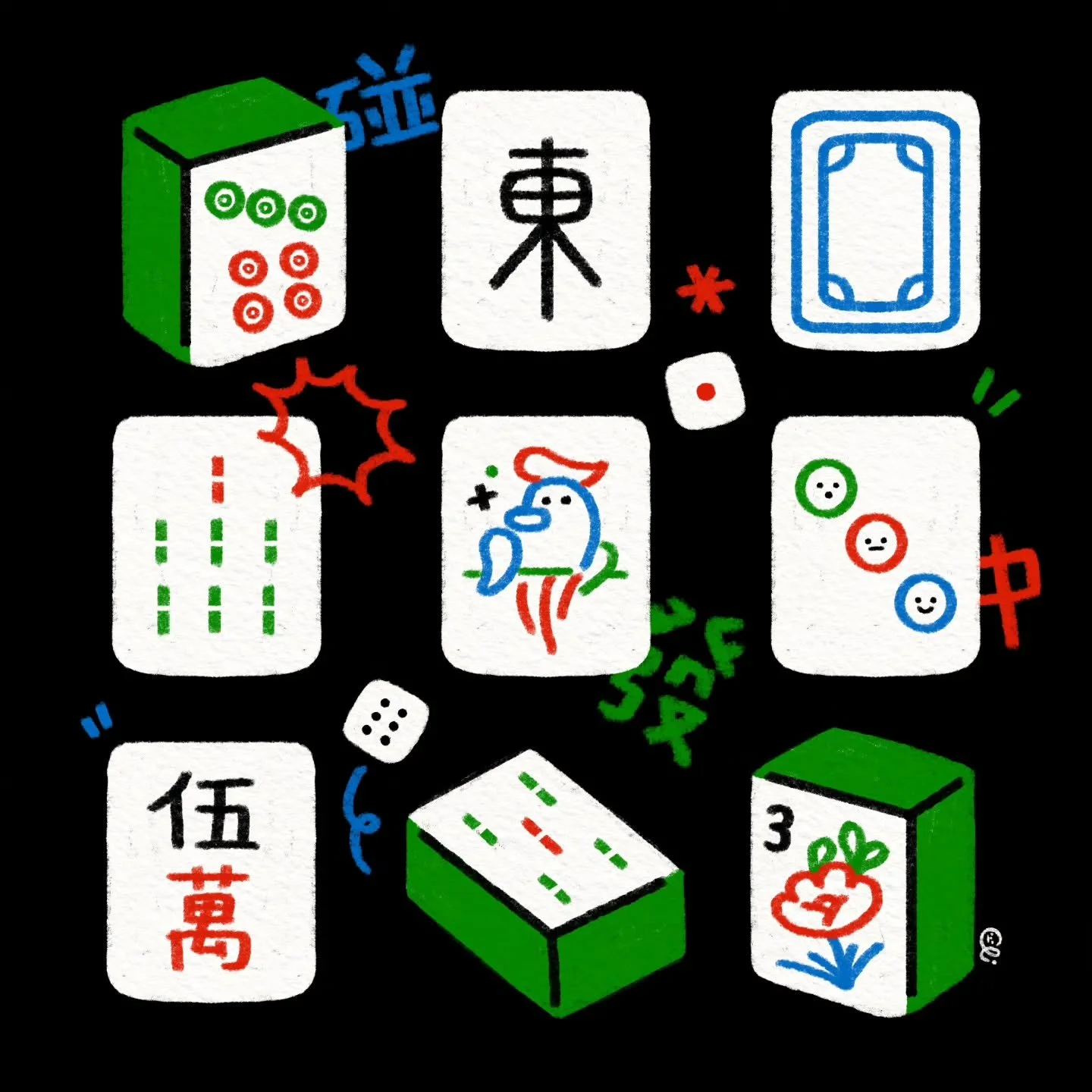It's almost mahjong season... 🀄
(but honestly, it's  mahjong season for me all year round 🤭)

✱ STORY RESHARES are greatly appreciated ✱