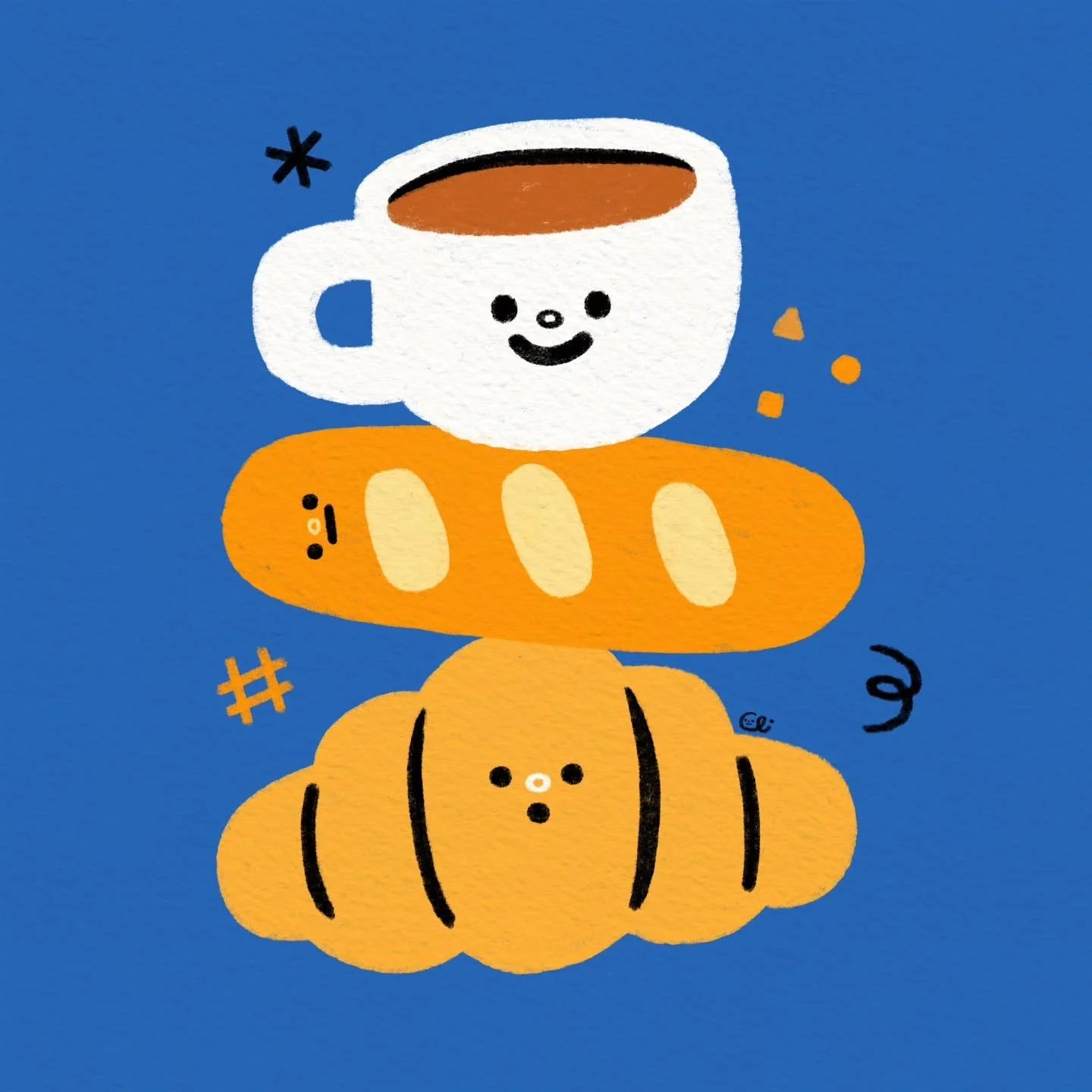 Coffee first, pastry second... maybe another pastry after that ☕️🥖🥐

Just sharing another peek from the Clover Club 🍀