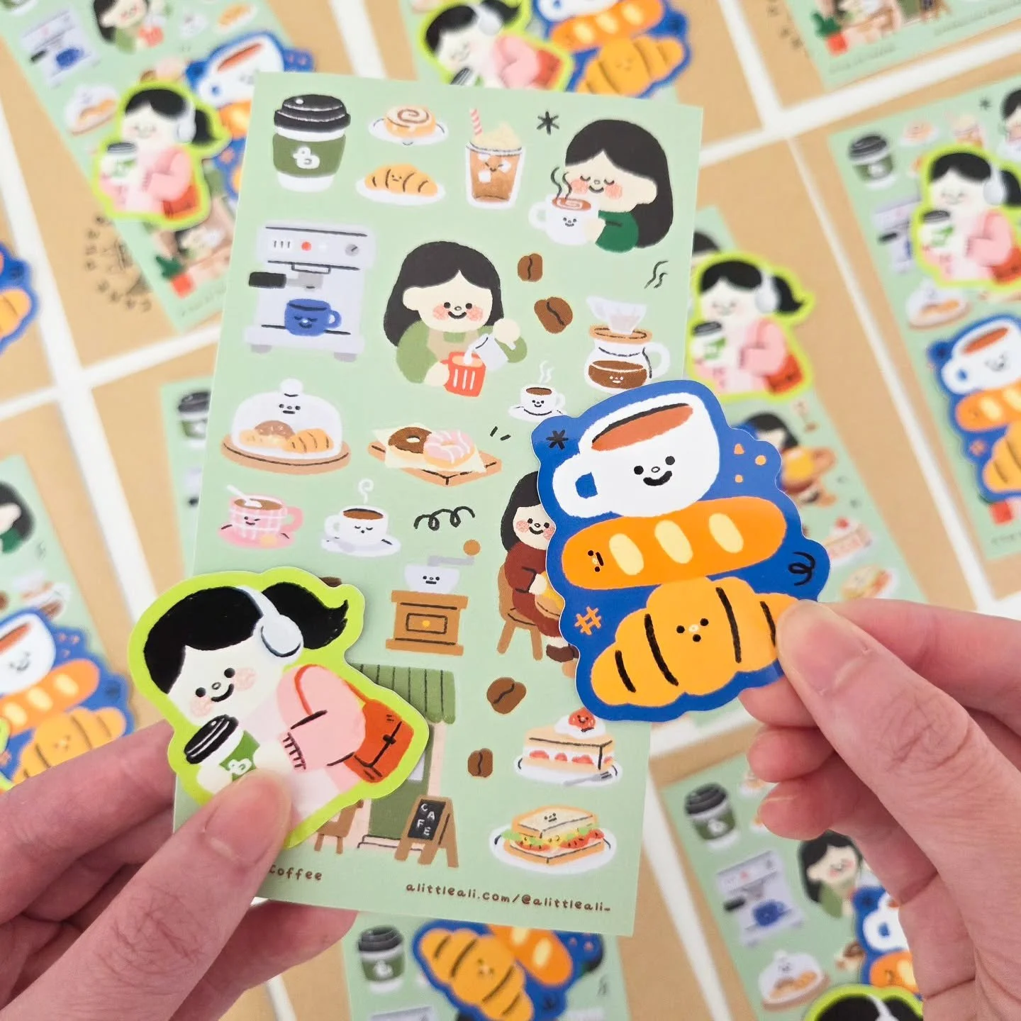 Just got the March sticker club rewards in hand 🥐☕️
Only a few days left to join if you'd like a little coffee shop moment in your mailbox 🍀

✱ STORY RESHARES are greatly appreciated ✱