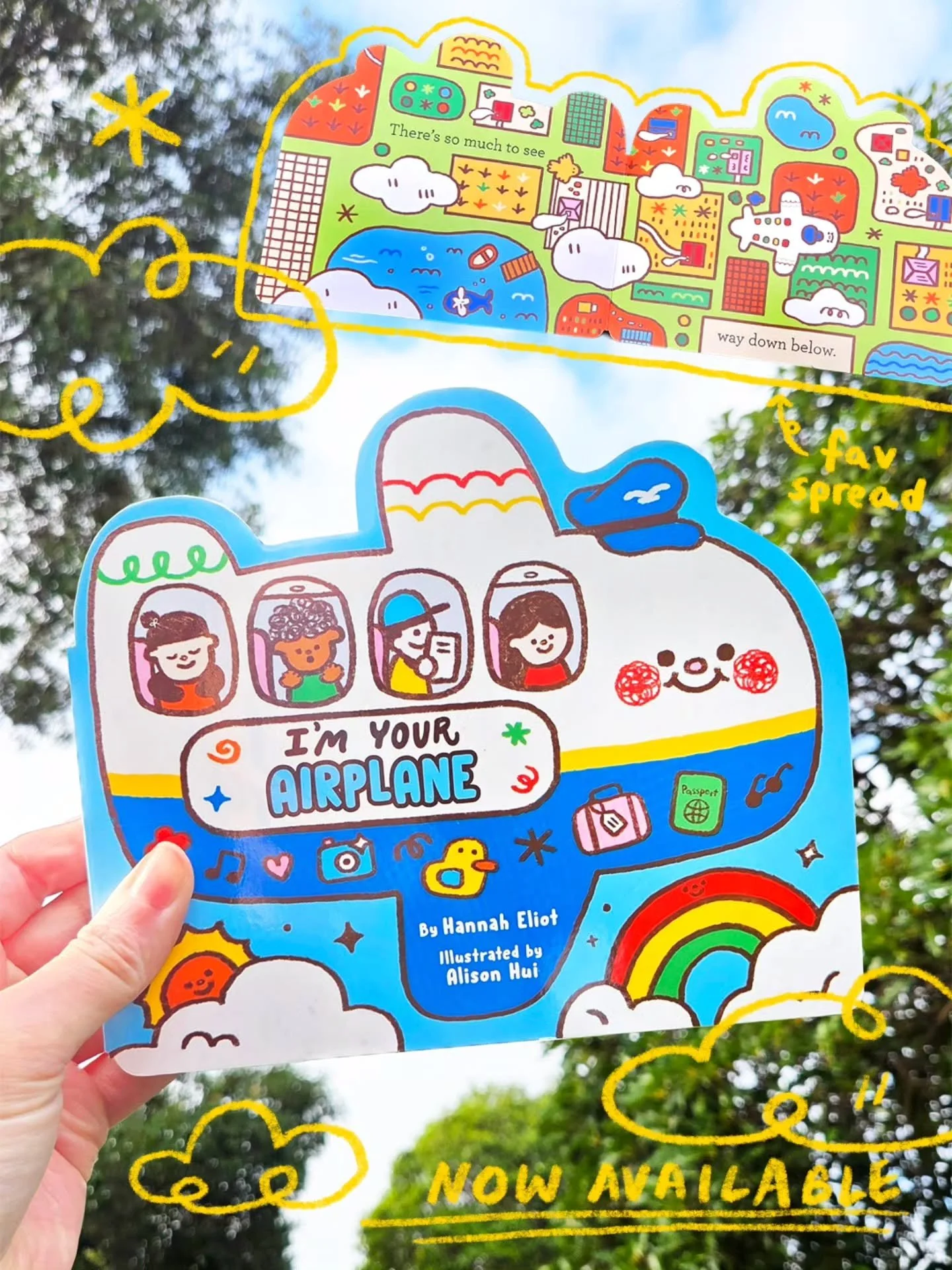 I'm Your Airplane is now out! ✈️☁️

This is my very first book project, and I'm so grateful to have illustrated such a cute and special concept 🌟

A huge thank you again to @simonkids and @lesliehopemechanic for this amazing opportunity ✨️

Check ou