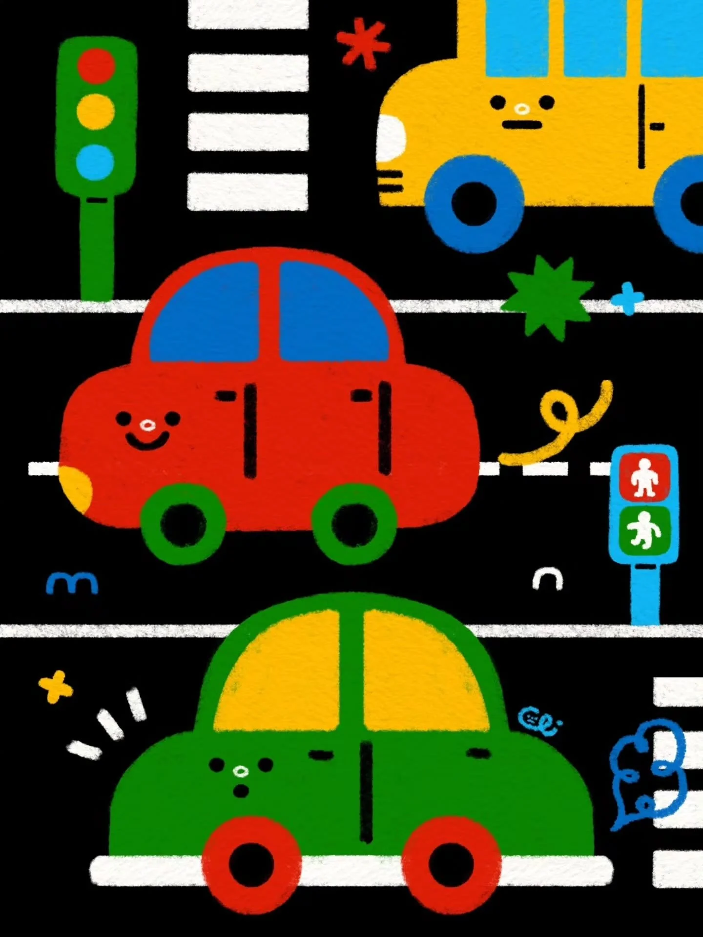 Another typical day in traffic🚦

One of those everyday moments that somehow became part of this month's rewards ✨️

Join the Clover Club 🍀 to receive these goodies &mdash; shipping at the end of the month!