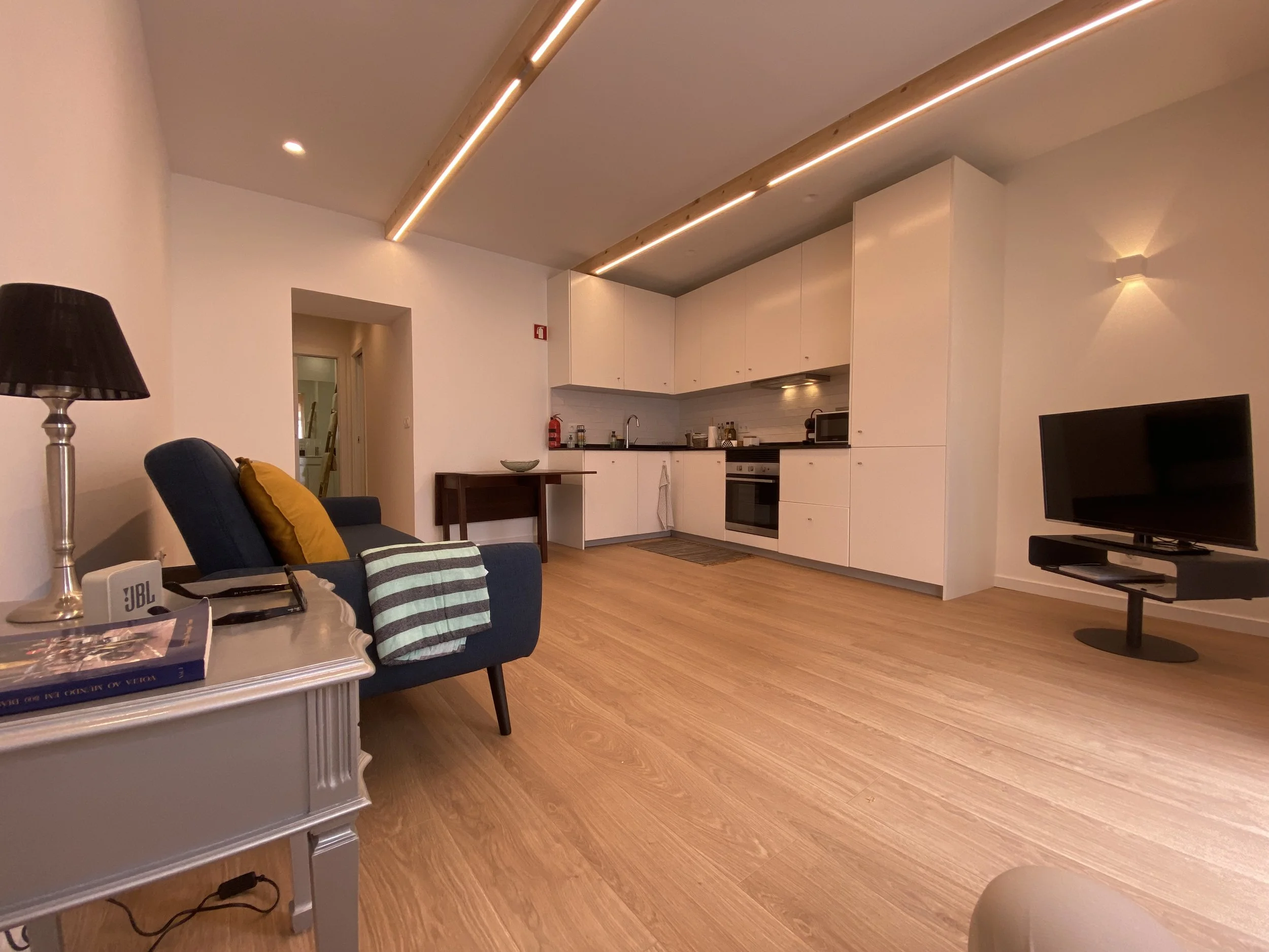 Sala e cozinha em Alcacer