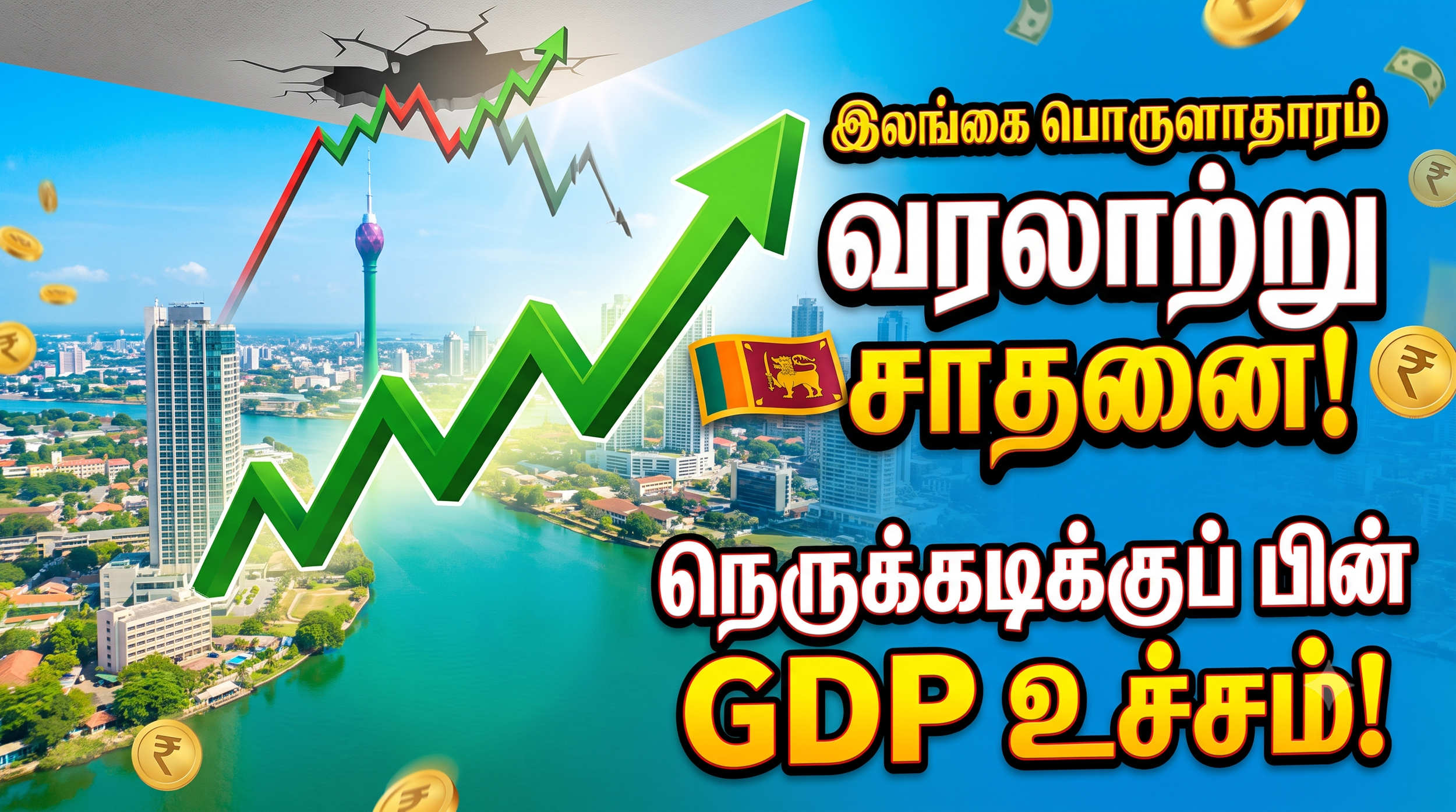இலங்கை பொருளாதாரத்தில் சரித்திர ரெக்கார்ட்: நெருக்கடிக்குப் பின் உச்சம் தொட்ட GDP!