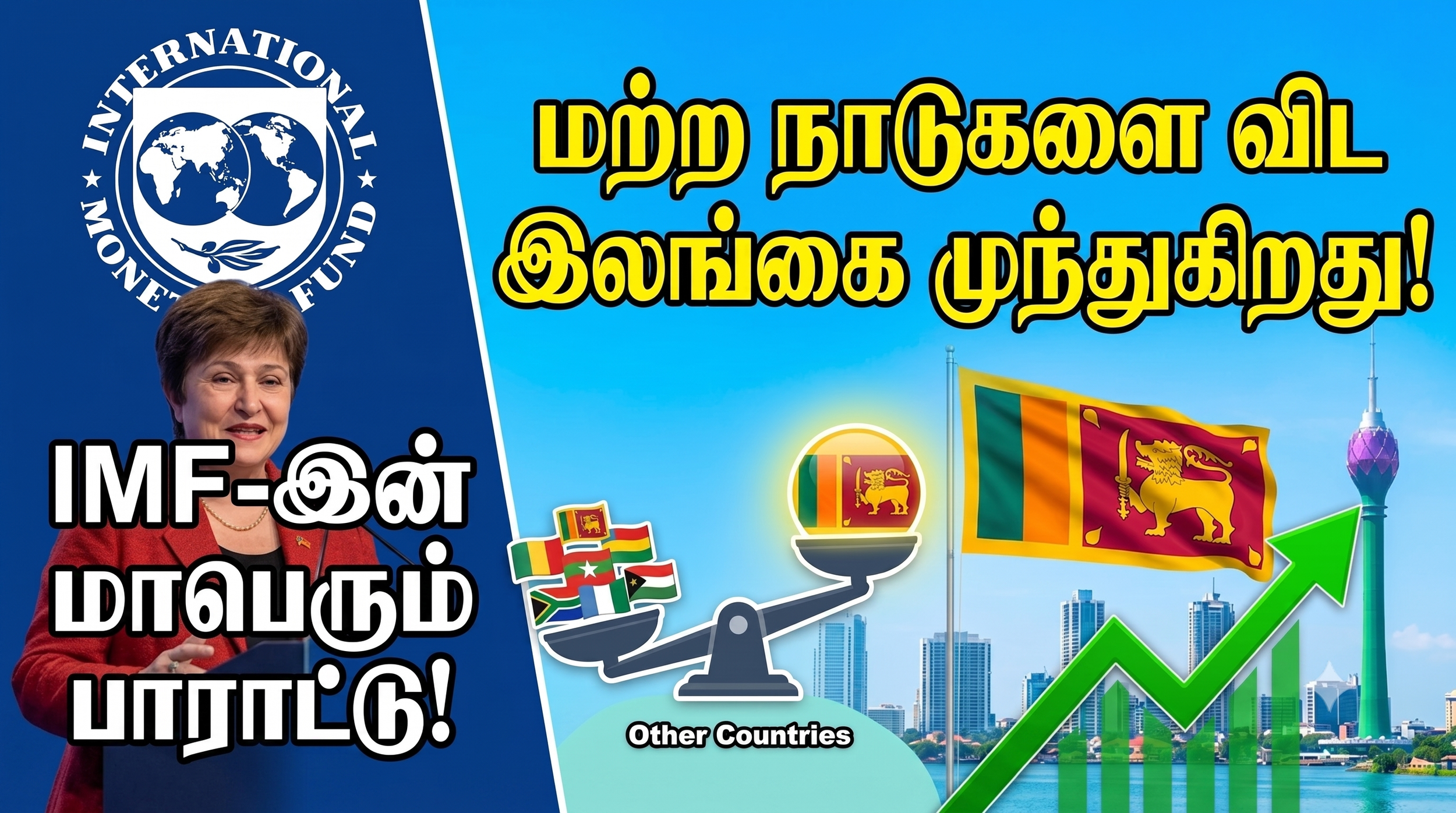 IMF-இன் மாபெரும் பாராட்டு: மற்ற நாடுகளை விட இலங்கை முந்துகிறது!