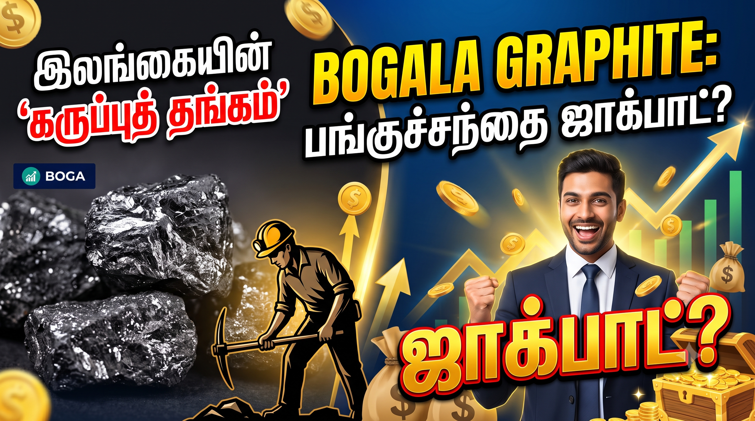 இலங்கையின் 'கருப்புத் தங்கம்': Bogala Graphite (BOGA) பங்குச்சந்தை முதலீட்டாளர்களுக்கு ஜாக்பாட் தருமா?