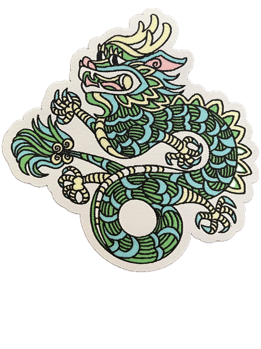 Ao Guang Dragon (Blue/Green) - Patch (Small)