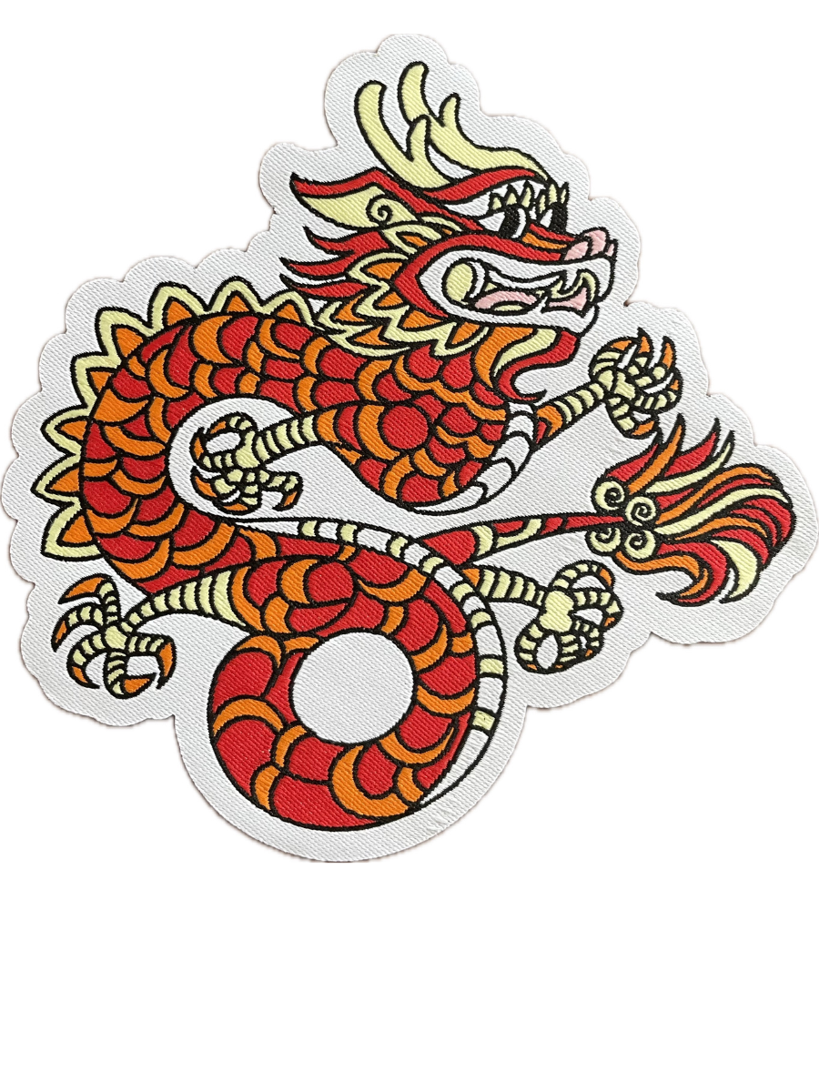 Ao Qin Dragon (Red) - Patch (Small)