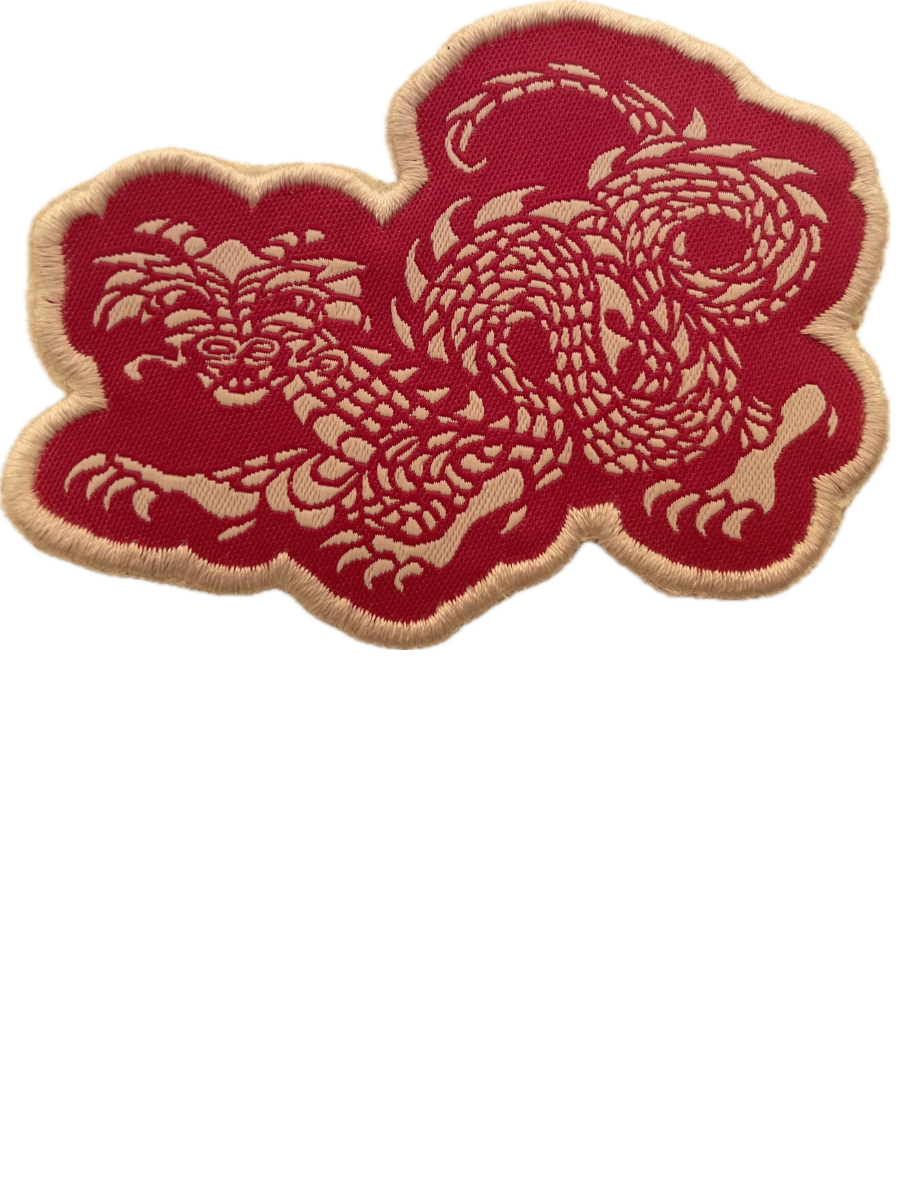 Liu Chen Dragon (Hot Pink) - Patch (Small)