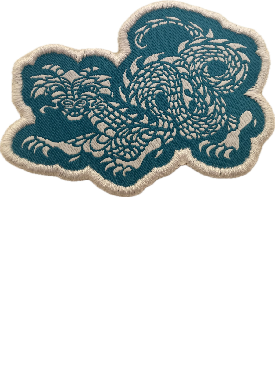 Liu Chen Dragon (Teal) - Patch (Small)