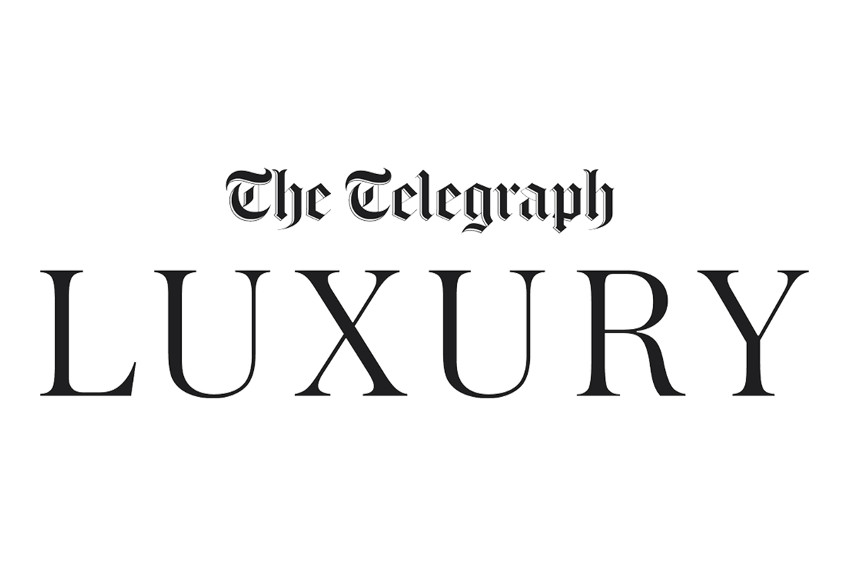 Text displaying 'The Telegraph LUXURY' on a white background.