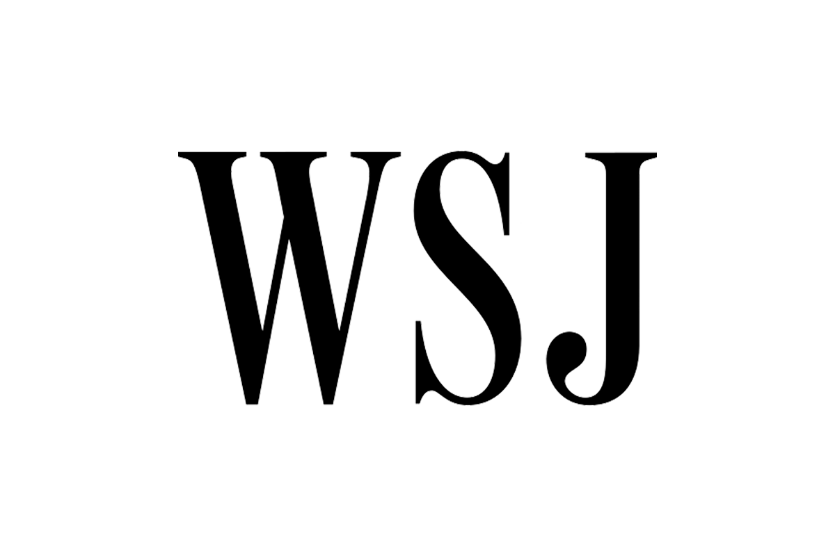 Black letters W S J on a white background