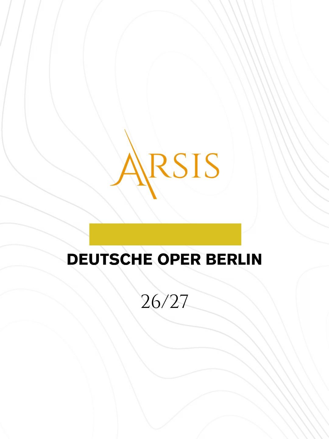 We are delighted to have two powerful female ARSIS artists in the @deutscheoperberlin 2026/27 season.

@mariabengtssonoperasinger will portray the graceful and dignified Contessa Almaviva in Le nozze di Figaro and @evemaudhubeaux will sing the seduct