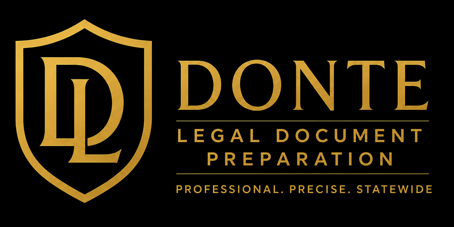 Donte Legal Document Preparation 