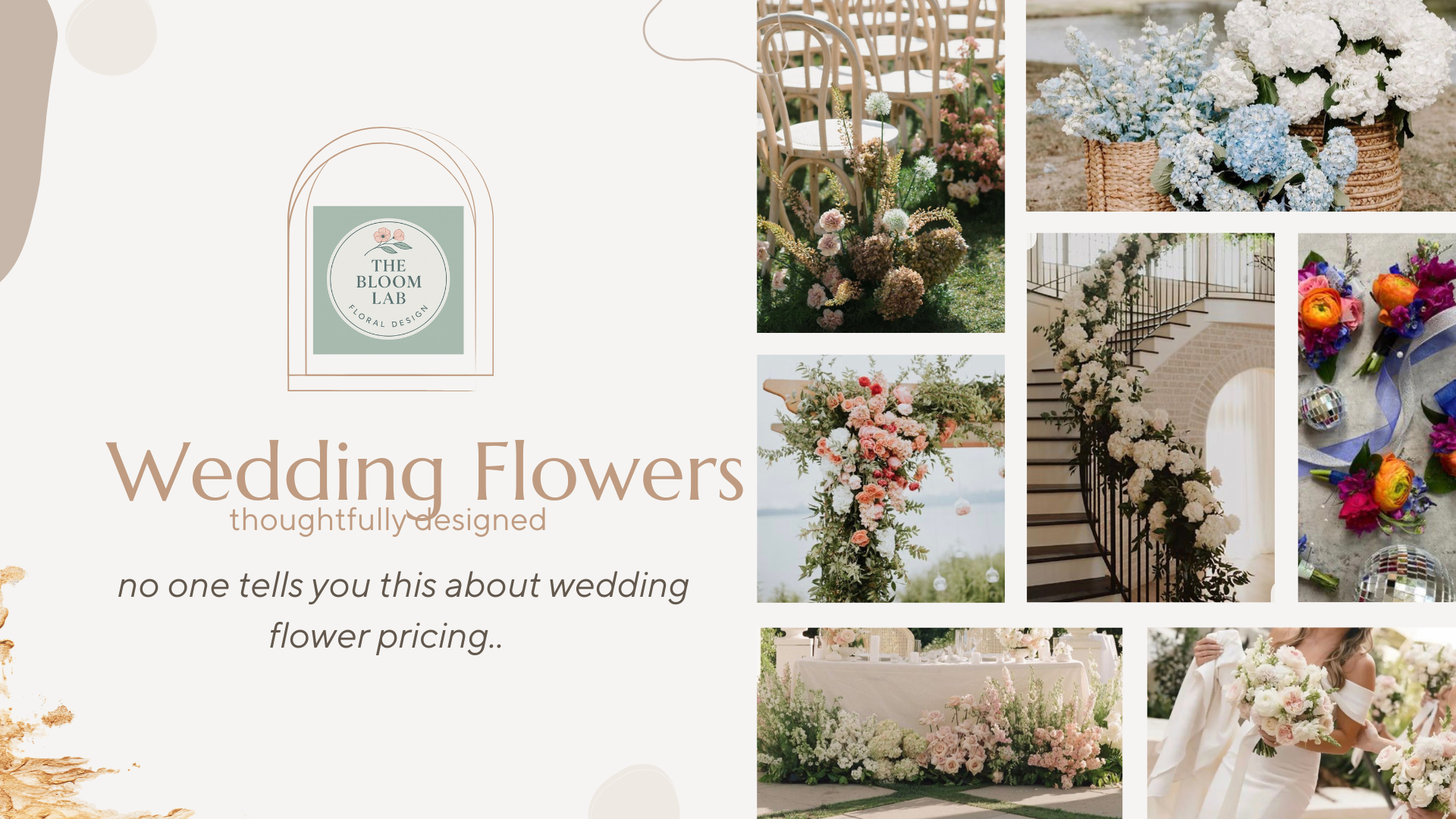 No one tells you this about wedding flowers…